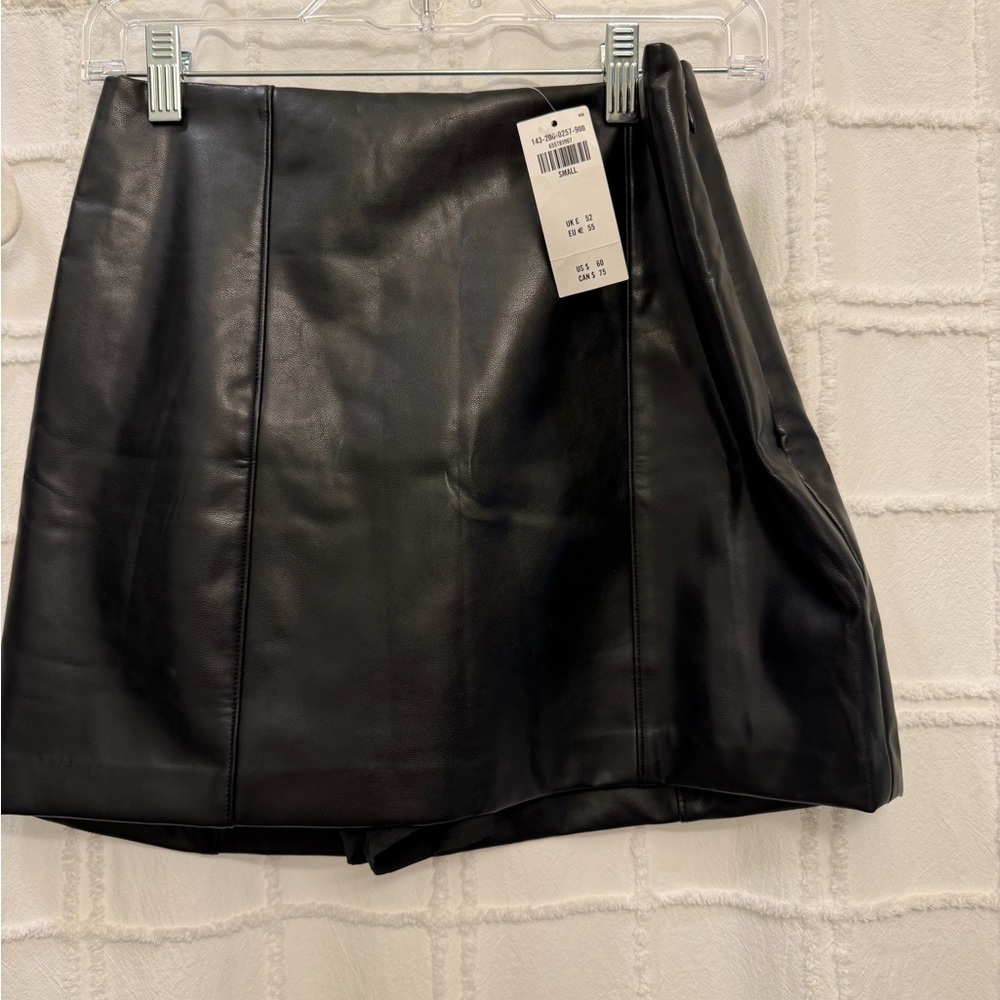 Abercrombie Leather Mini Skirt